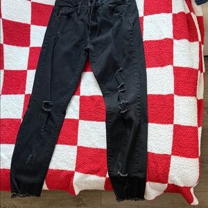 KanCan Black Distressed Skinny Jeans